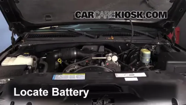 2000 Chevrolet Silverado 1500 4.3L V6 Standard Cab Pickup (2 Door) Battery Replace